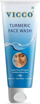 Vicco Turmeric Face Wash 70g with Turmeric and Sandalwood Oil