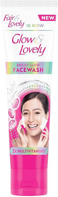 Glow & Lovely Bright Glow Face Wash – front view