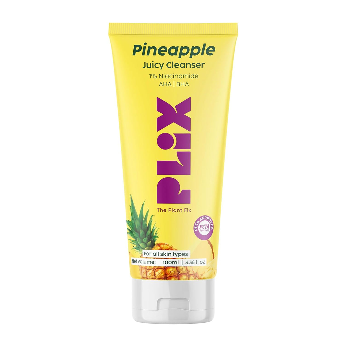 The Plant Fix Plix 5% Pineapple Foaming Facewash 100g