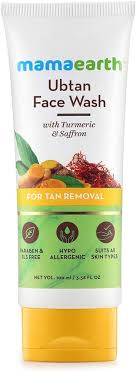 Mamaearth Ubtan Natural Face Wash with Turmeric and Saffron 50ml 100ml