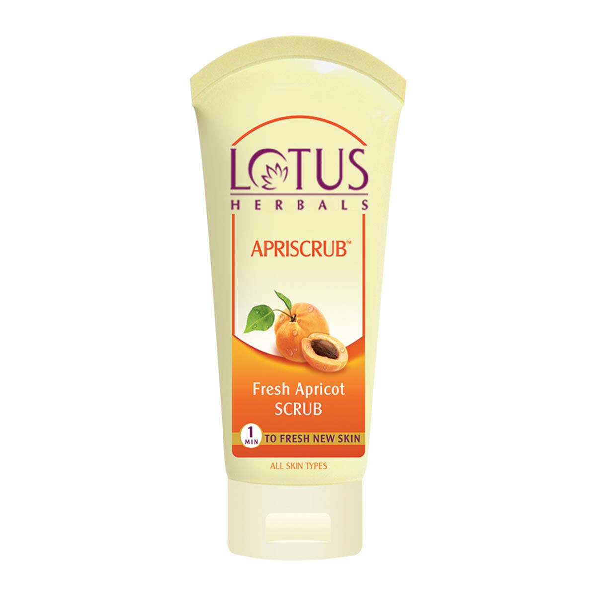 Lotus Herbals Apriscrub Fresh Apricot Scrub 60g and 100g