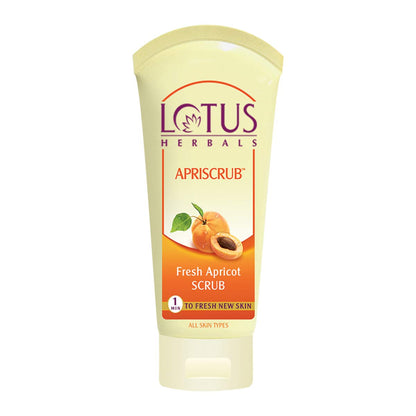 Lotus Herbals Apriscrub Fresh Apricot Scrub 60g and 100g