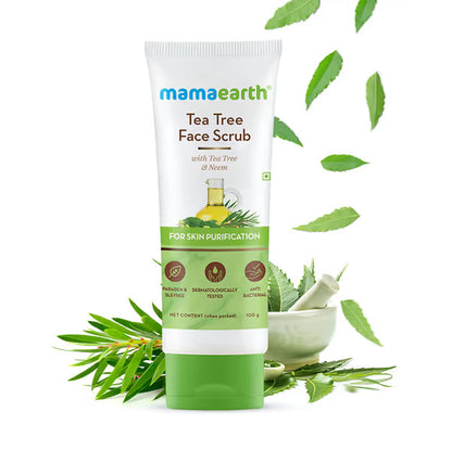 Mamaearth Tea Tree Scrub detail