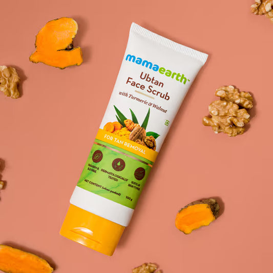Mamaearth Ubtan Face Scrub detail