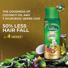 Dabur Vatika Hair Oil – back label