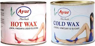 Ayur Herbals Hot Wax Cold Wax Combo 600ml