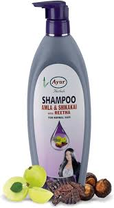 Ayur Herbal Amla and Shikakai Shampoo 500ml 1000ml