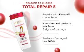 L'Oreal Total Repair 5 Shampoo – back label
