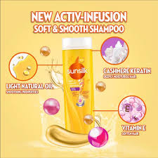 Sunsilk Soft & Smooth Shampoo – back label