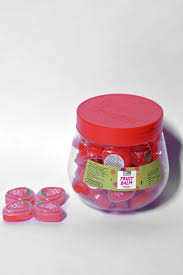 Blue Heaven Fruit Balm Nourishing Lip Balm 2g Jar of 48 pieces