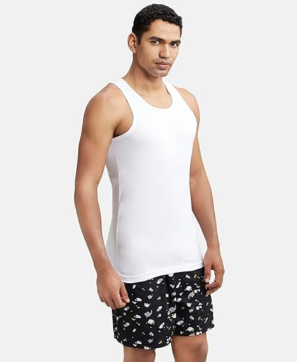 Jockey 8820 Men's Sleeveless Vest Pack of 2 front view
