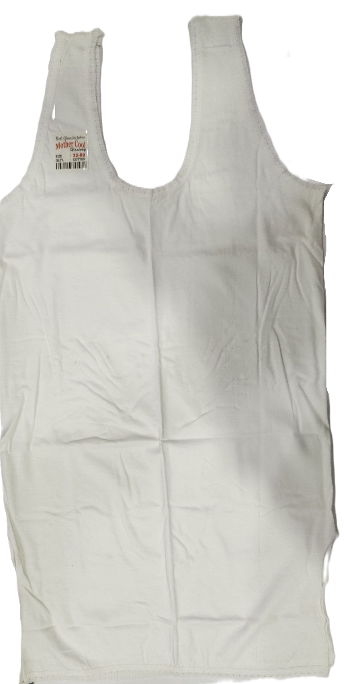 Mother Cool Full Slip White Pack of 6 – front view
