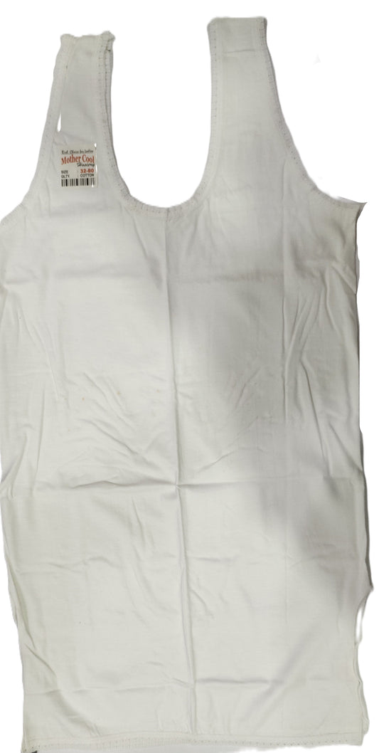 Mother Cool Full Slip White Pack of 6 – front view