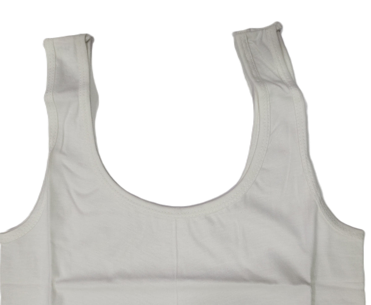 Mother Cool Kajal White Slip detail