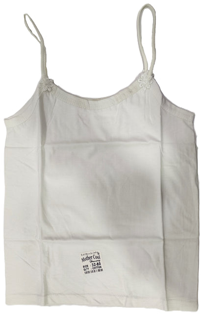 Mother Cool Chandani White Slip Pack of 6 front view
