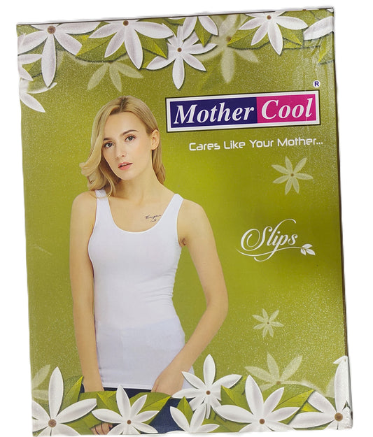 Mother Cool Fancy White Slip – detail