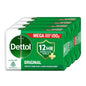Dettol Original Antibacterial Bathing Soap Bar 100g Pack of 4