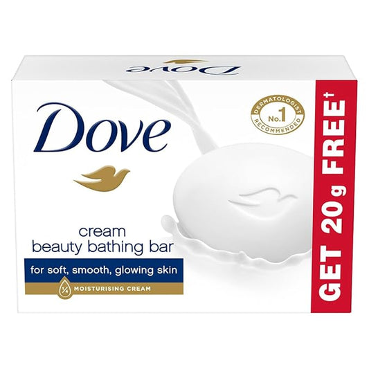 Dove Cream Beauty Bathing Bar 125g Pack of 4 and 100g