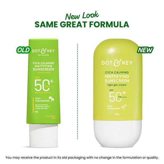 Dot & Key CICA Calming Mattifying Sunscreen SPF 50 PA++ 50g