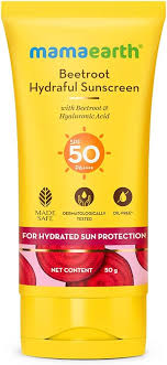 Mamaearth Beetroot Hydraful Sunscreen 50g