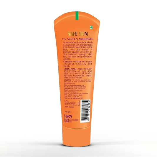 Lotus Safe Sun SPF50 ingredients
