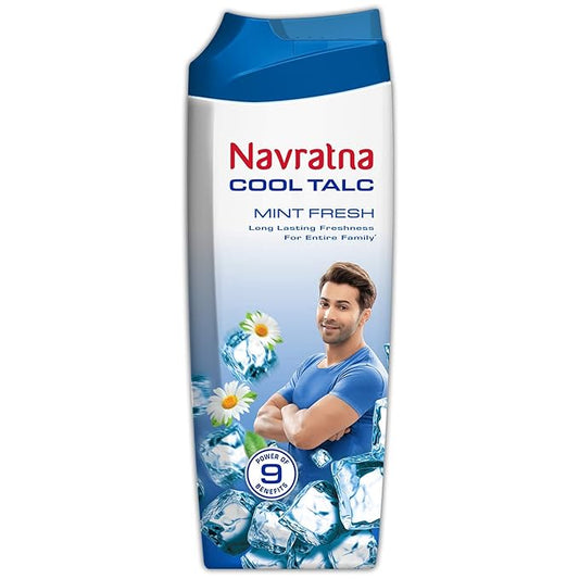 Navaratna Talcum Powder Mint Fresh and Active Deo 100g