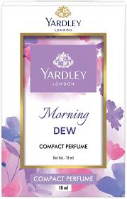 Yardley London Morning Dew Compact Perfume 18ml Pack of 10